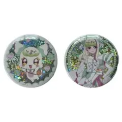 キミとアイドルプリキュア♪　ホログラム缶バッジ第2弾 プリルン　ズキューン