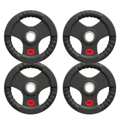 ★新品・送料無料★バーベルプレート計20kgセット(5kg×4枚) ラバー