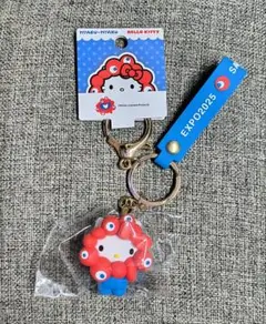 【新品未開封】大阪関西万博　立体マスコットミャクミャク ハローキティ