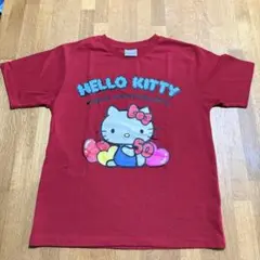 キティ　50周年 半袖　Tシャツ　赤　Mサイズ　サンリオ
