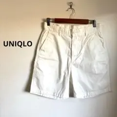 新品タグ付き✨️UNIQLO ユニクロ チノショーツ　リラックスフィット 白 S