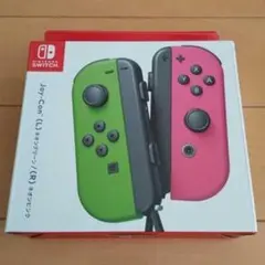 【新品未使用品】 任天堂 スイッチ Joy-Con ネオングリーン/ネオンピンク