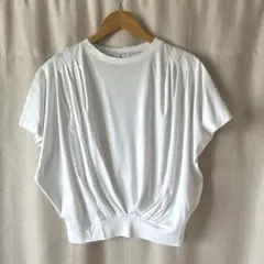ieri design products ドレープデザイン ホワイトカットソー