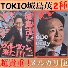 城島茂　TOKIO　表紙　記事　VVMAGAZINE　2種類　VVマガジン