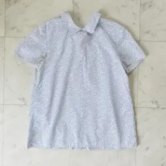 美品✨バルバ 半袖ブラウス ドット コットン イタリア製