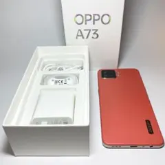 【ジャンク品】OPPO A73（ダイナミックオレンジ）本体と付属品