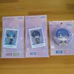 ブレイクマイケース　クリアキーチェーン　缶バッジ