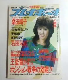 週刊 プレイボーイ 昭和59年2月28 石田えり 小泉今日子 富田靖子 安田成美