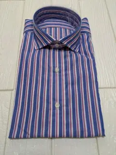 【訳あり・未使用】Maker's Shirt 鎌倉シャツ　ストライプ タグなし