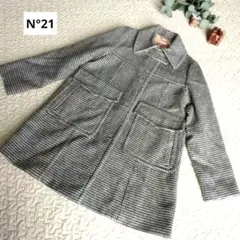 N°21 ヌメロヴェントゥーノ n°21 コート チェック
