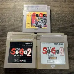 ゲームボーイ ソフト　サガ 1.2.3魔界塔士 SAGA