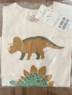 【新品タグ付き】petit main恐竜デザイン Tシャツ 90cm