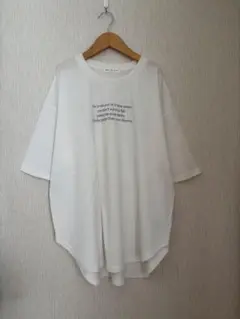 未使用　　ロゴ　　オーバーサイズ　Tシャツ