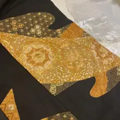 黒留袖 刺繍 着物 正絹 黒色 金糸 銀糸 激安 豪華 最高級品