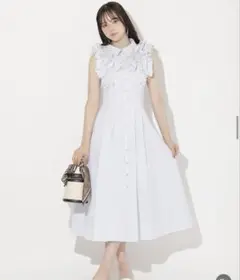 WILLSELECTIONフリルストライプワンピース ワンピース SNIDEL