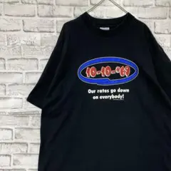 USA製90sヴィンテージTシャツ！シングルステッチ　ブラック半袖古着XL73