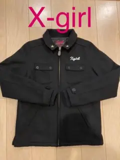 X-girl エックスガール アウター 黒 ブルゾン