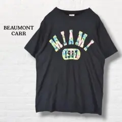 BEAUMONT CARR☆半袖Tシャツ ロゴ入り【M】ブラック