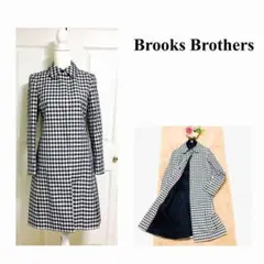❄️Brooks Brothers ギンガムチェック ロングコート　0