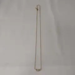 ゴールドチェーンネックレス ストーン付き