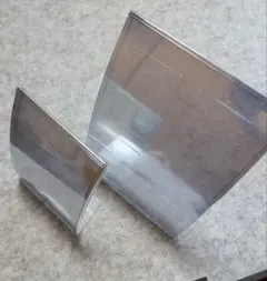 【2枚セット】小型・中型マジックミラー自立式アクリルパネル 観察・調査・研究用
