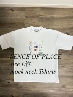 アーバンリサーチモックネック Tシャツ L 柔らかい 生地 モチモチ