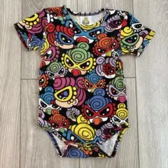 ヒステリックミニ　カラフルキャラクター柄ロンパース 70cm