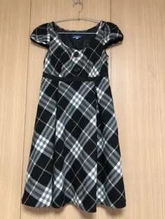 ☆Burberry 黒チェック ワンピース