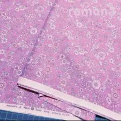 メモアール パリ 生地 ローン生地 ピンク