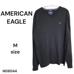 ★美品★ AMERICAN EAGLE アメリカン 長袖 ニット ブラック M