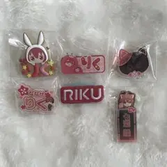 アイナナ 七瀬陸 ネームバッチ 6点セット (きらどる ナンジャ モンぬい)