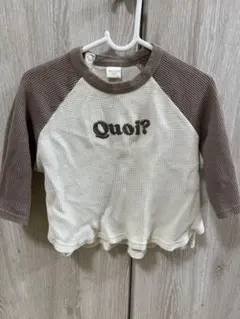 テータテート　Tシャツ　ワッフル生地