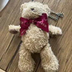 クマ型キーホルダー ベージュ