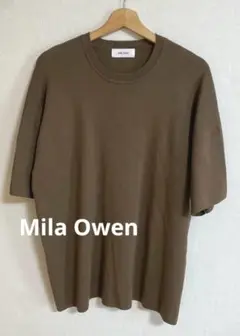 Mila Owen ミラオーウェン　Tシャツライクニット　プルオーバー