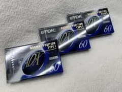 TDK ADX 60 カセットテープ 3本セット