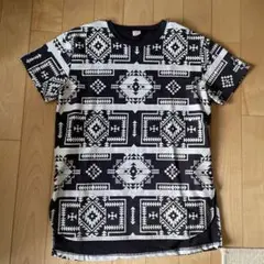 パープル&イエロー　デザインTシャツ