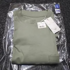 アオキAOKI　スーツ屋の仕立てたＴシャツ　Lサイズ 　接触冷感　消臭　ミント