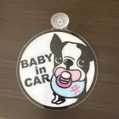 浜崎あゆみ　BABY in CAR セーフティサイン 吸盤式