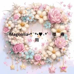 Magnolia•*¨*•♥︎︎∗︎*゜様　専用