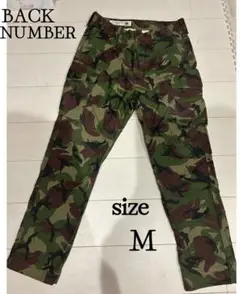 BACK NUMBER迷彩パンツ　M