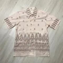 BATIK VINTAGE 70s 半袖シャツ キューバシャツ 古着 ビンテージ