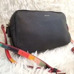 ⭐極美品⭐Paul Smith　マルチストライプ　カメラバッグ　ショルダーバッグ