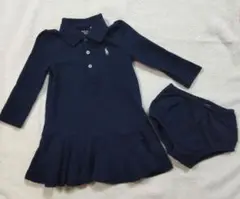 Ralph Lauren ネイビー ワンピース 12M　80サイズ