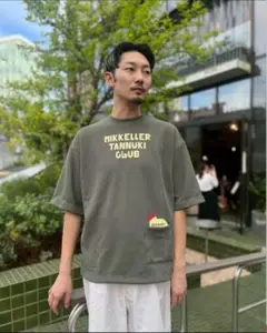 TANNUKI RUNNING CLUB タヌキ コラボ 半袖 Tシャツ S