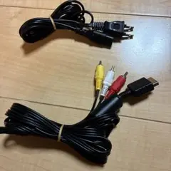 キレイ PS/PS2/PS3 ソニー純正AVケーブル2.5mと電源コードのセット