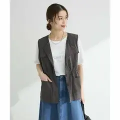 chocol raffine robe ショコラフィネローブ ミニタリーベスト