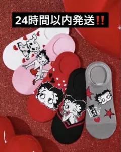新品★Fサイズ★ベティーちゃんくるぶ レソックス靴下くつ下