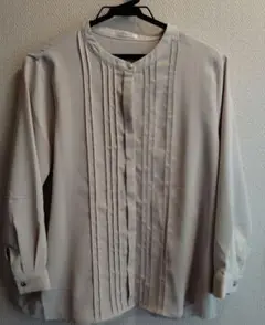 GLACIER クリーム色 長袖シャツ L