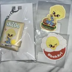 Stray kids skzoo ミニノートキーホルダー、ステッカー