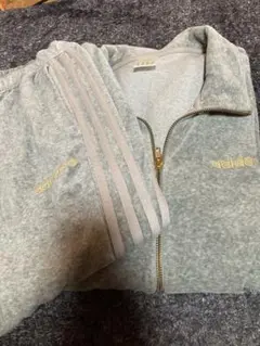 adidas neo ベロアジャージ セットアップ